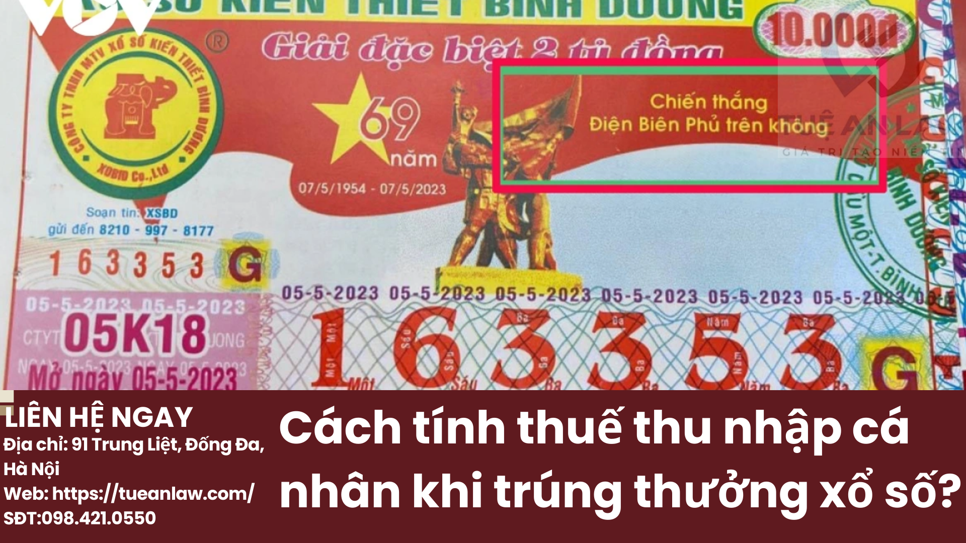 Cách tính thuế thu nhập cá nhân khi trúng thưởng xổ số?