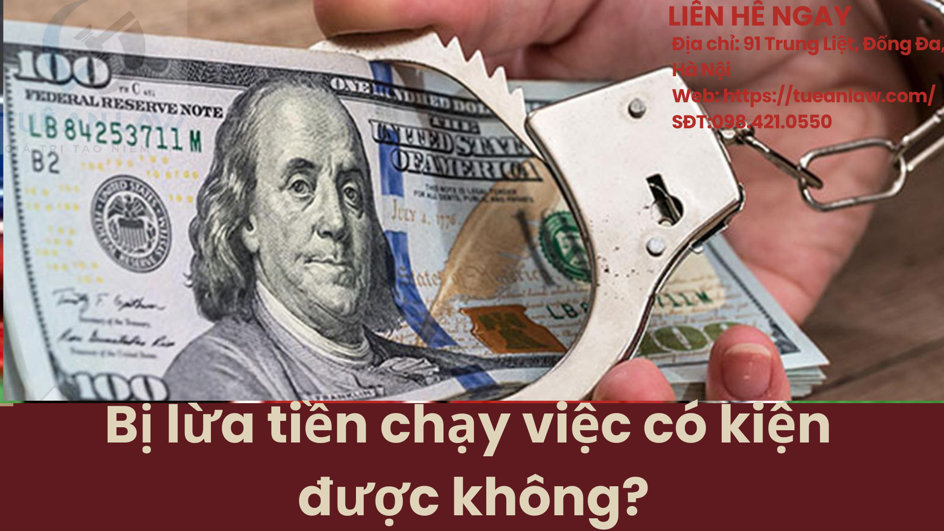 Bị lừa tiền chạy việc có kiện được không?