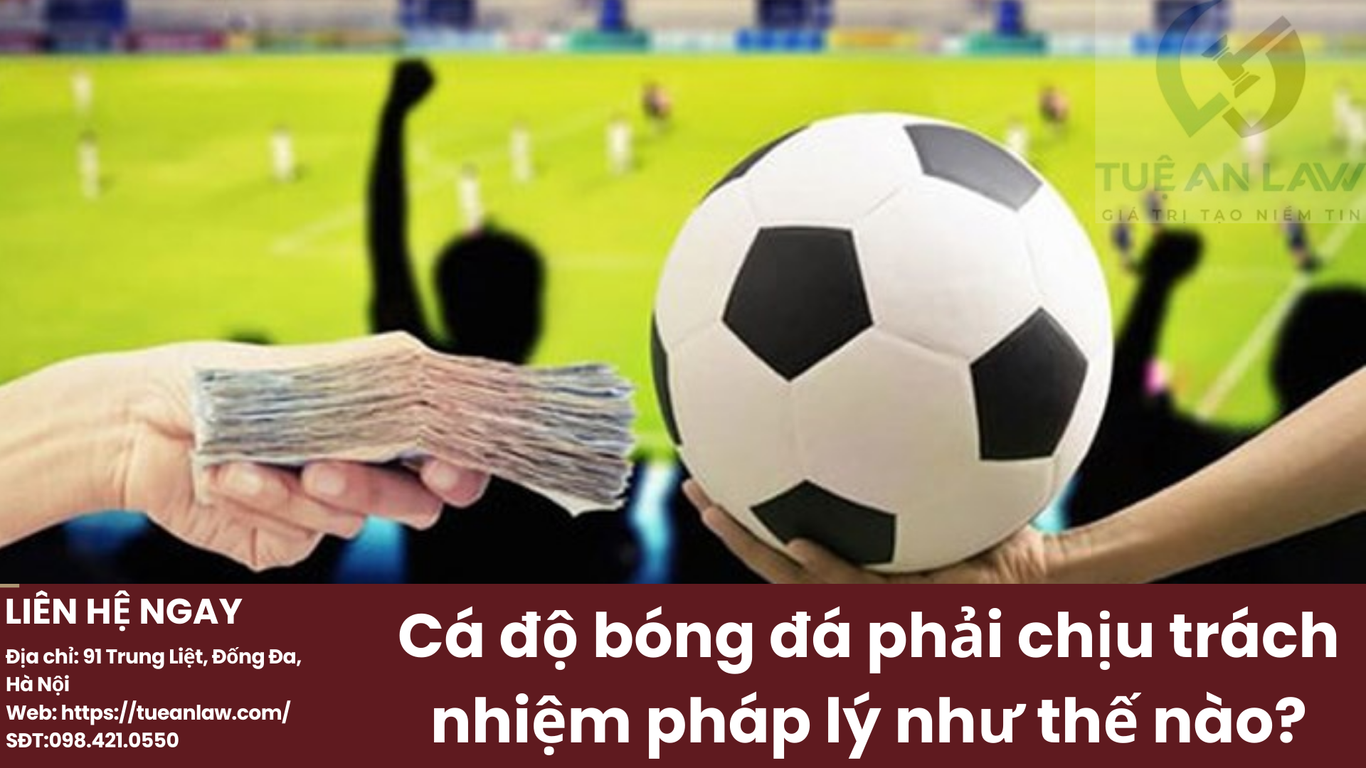 Cá độ bóng đá phải chịu trách nhiệm pháp lý như thế nào?