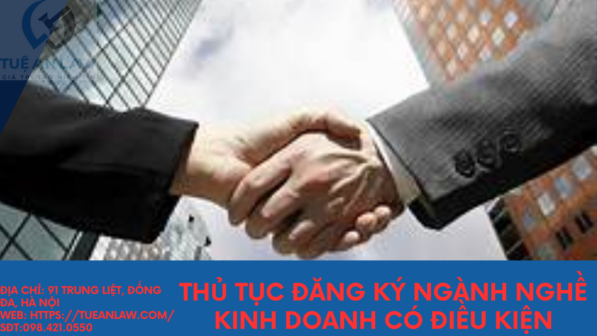 Thủ tục đăng ký ngành nghề kinh doanh có điều kiện