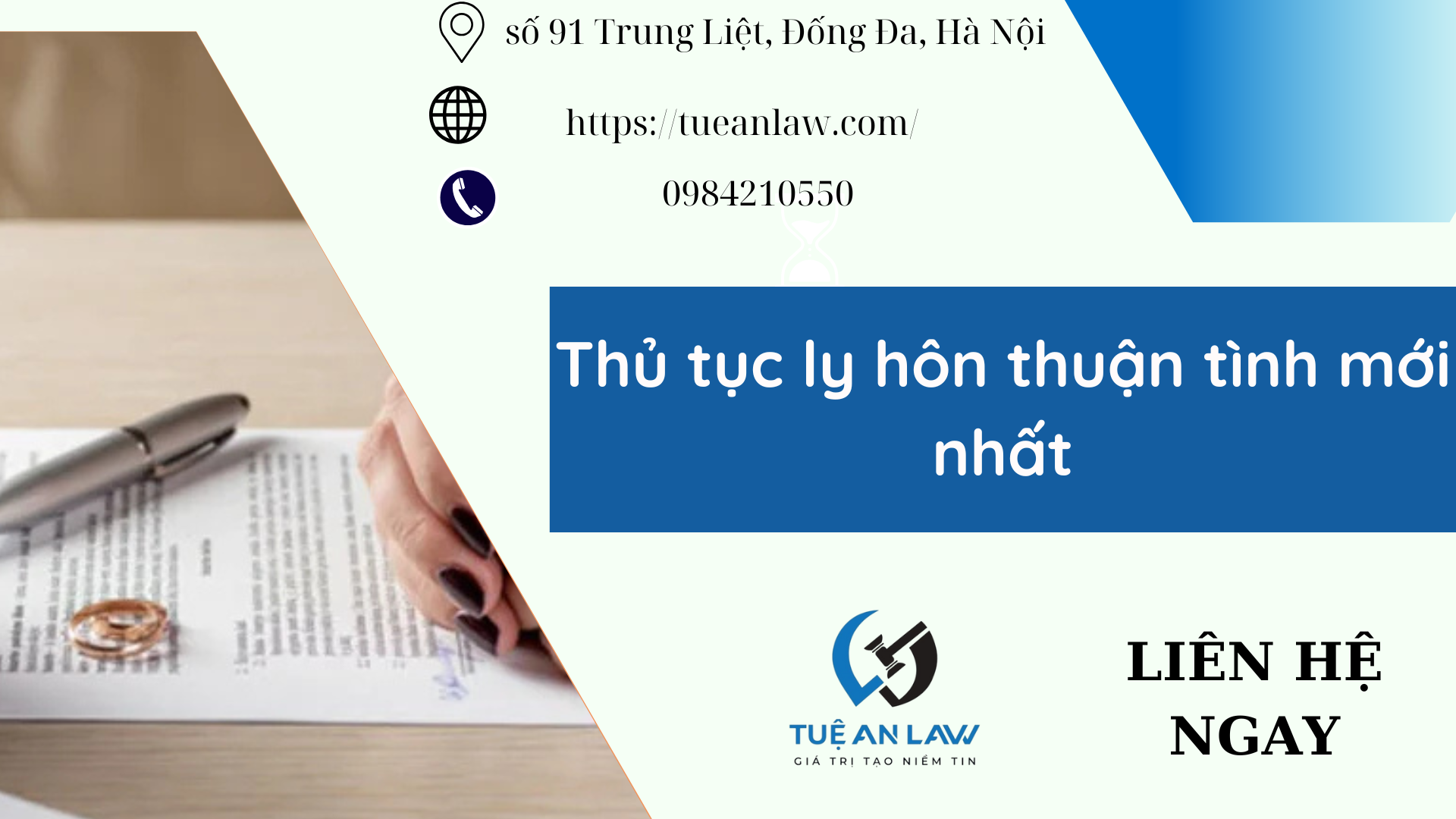 Thủ tục ly hôn thuận tình mới nhất