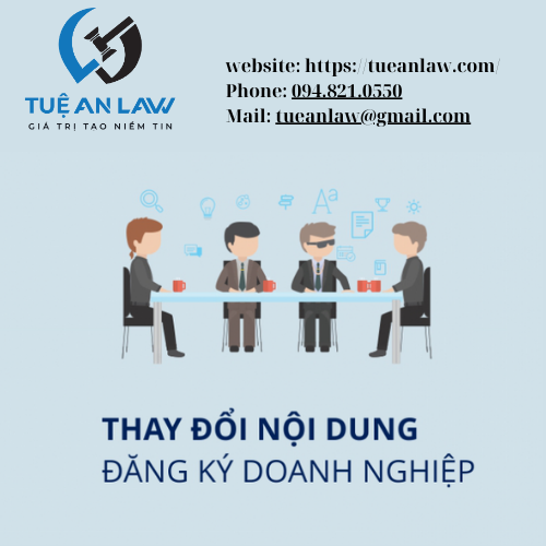 Đăng ký thay đổi nội dung hoạt động của chi nhánh, văn phòng đại diện, địa điểm kinh doanh