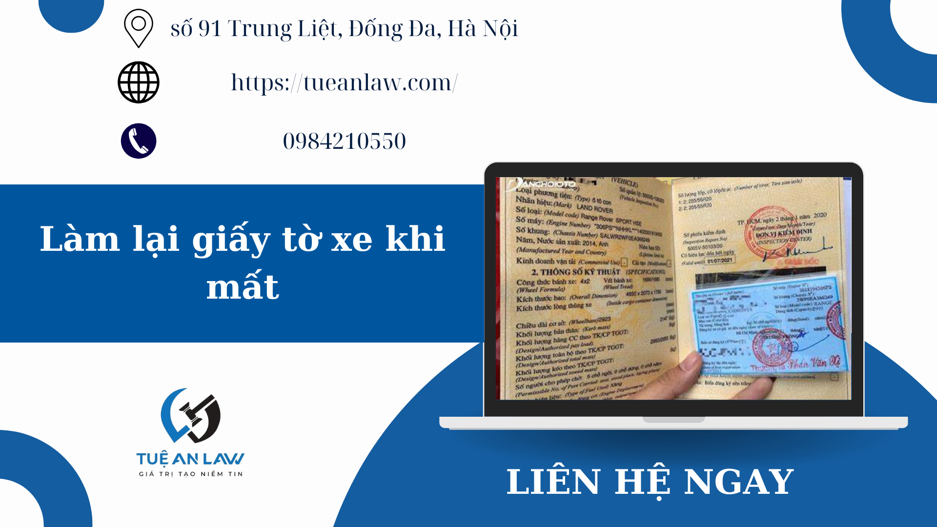 Làm lại giấy tờ xe khi mất