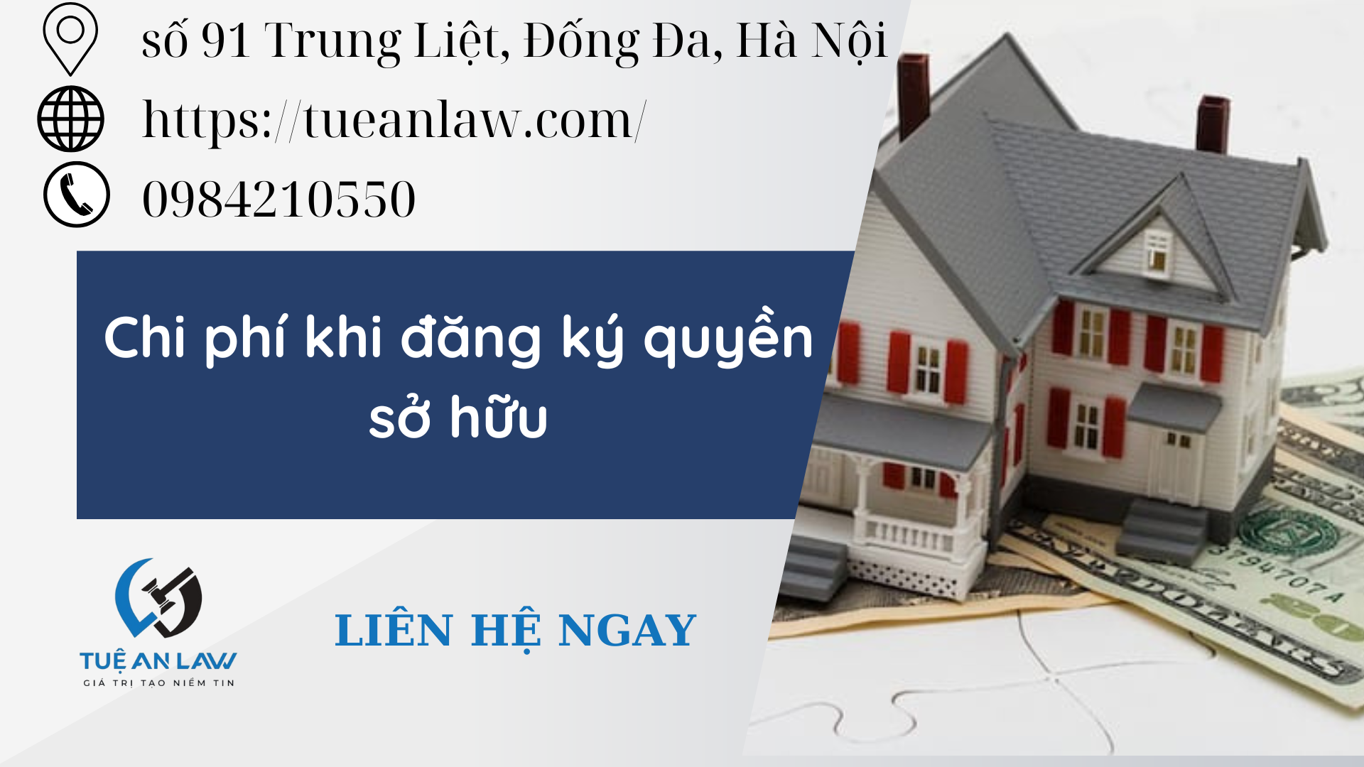 Chi phí khi đăng ký quyền sở hữu