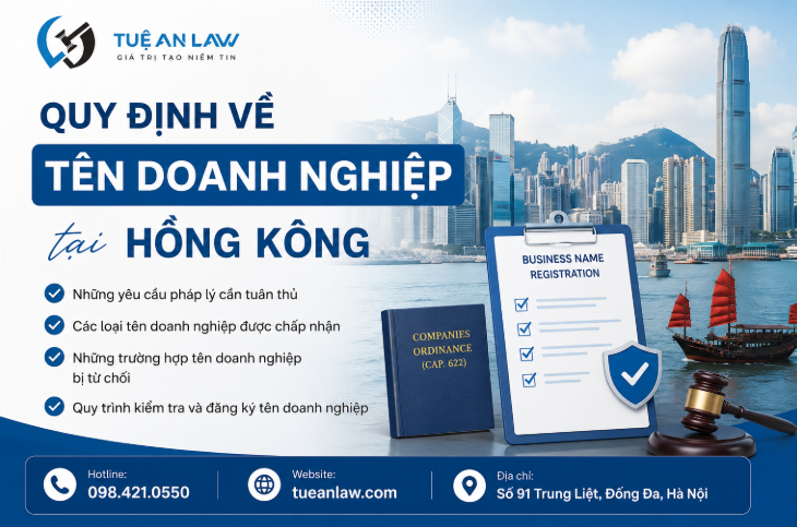 QUY ĐỊNH VỀ TÊN DOANH NGHIỆP TẠI HỒNG KÔNG.