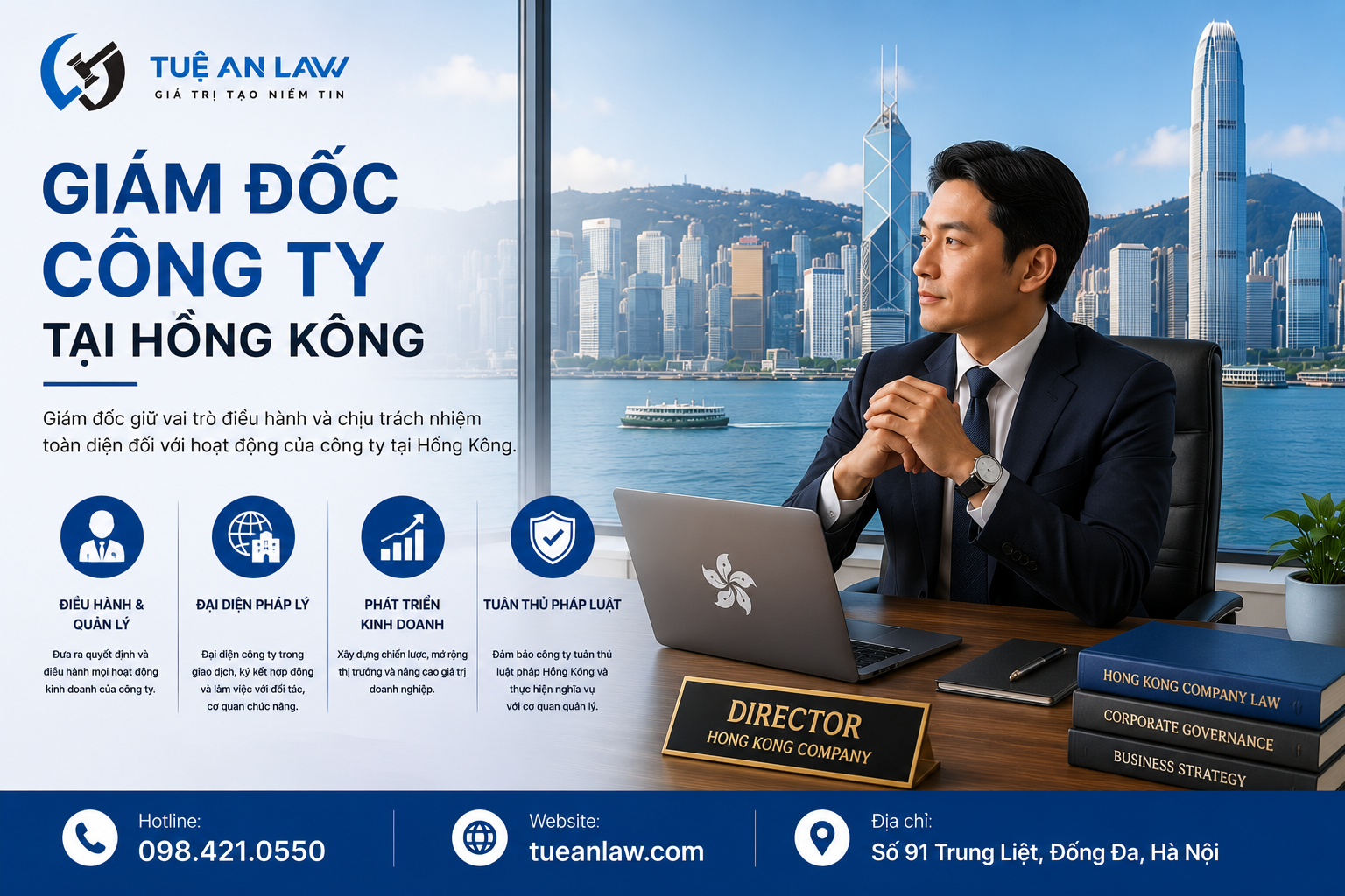 Giám đốc công ty tại Hồng Kông
